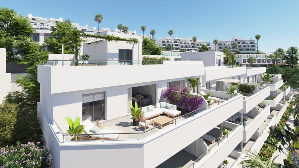3 bedroom apartment on plan for sale in Cancelada, Estepona
